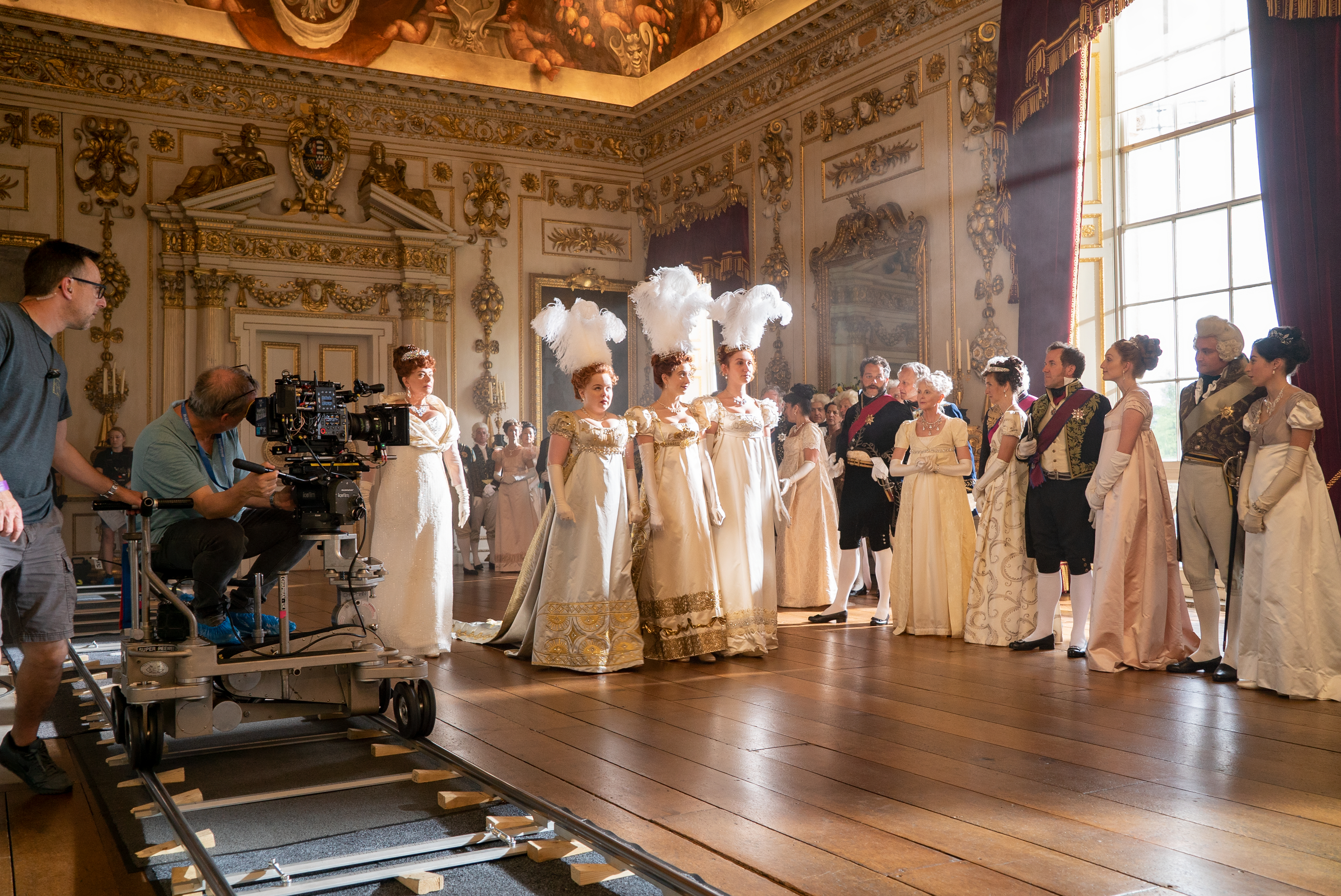 Behind the scenes of Bridgerton