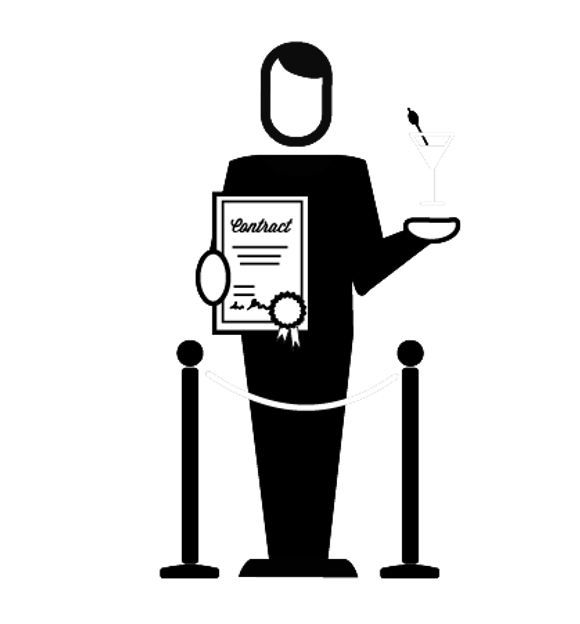 Sales executive illustration