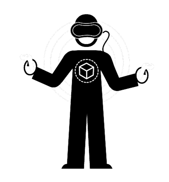 Virtual reality (VR) programmer illustration