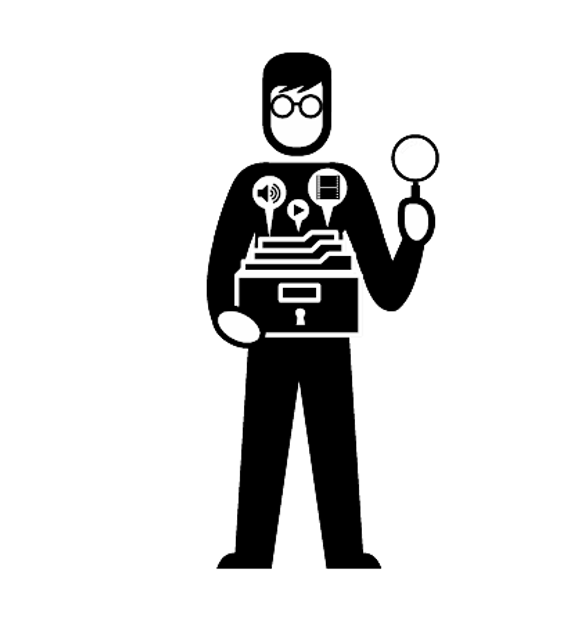 Archive producer (unscripted TV) illustration