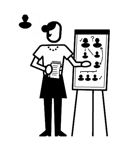 Talent manager illustration