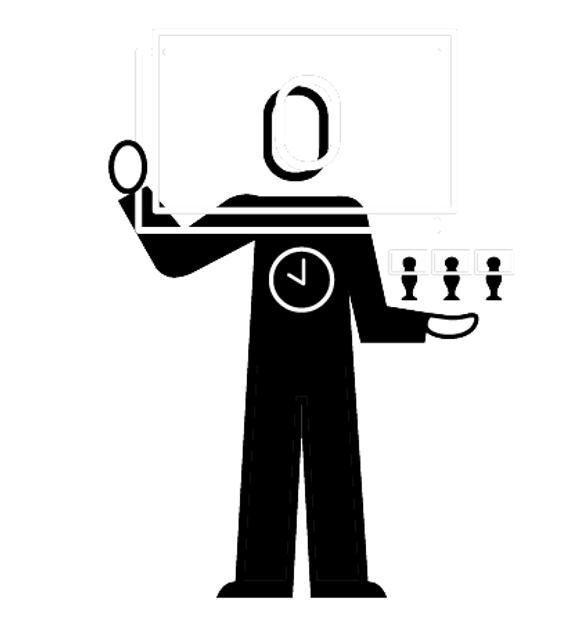Compositing supervisor illustration