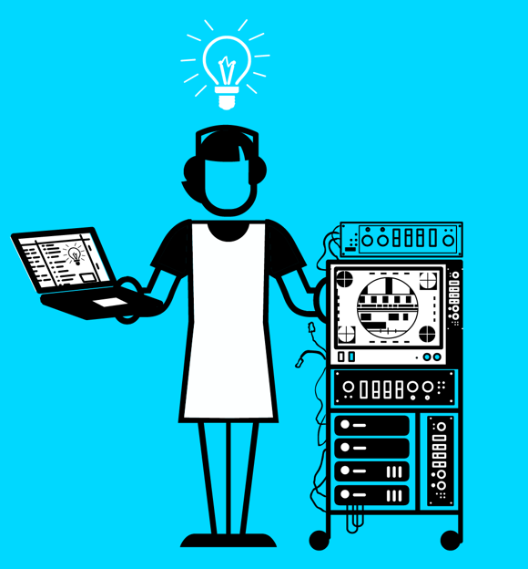 R&D engineer illustration