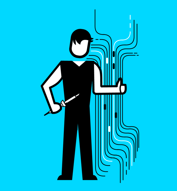 Wireperson illustration