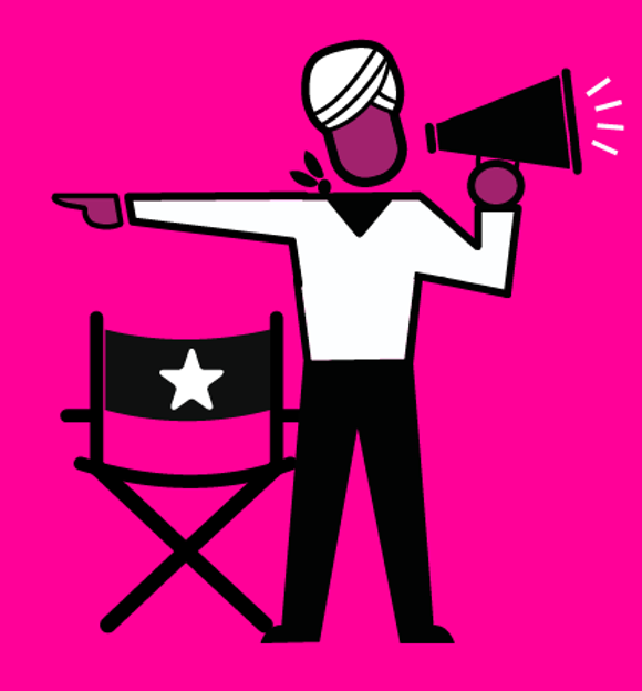 Director (creative industries) illustration