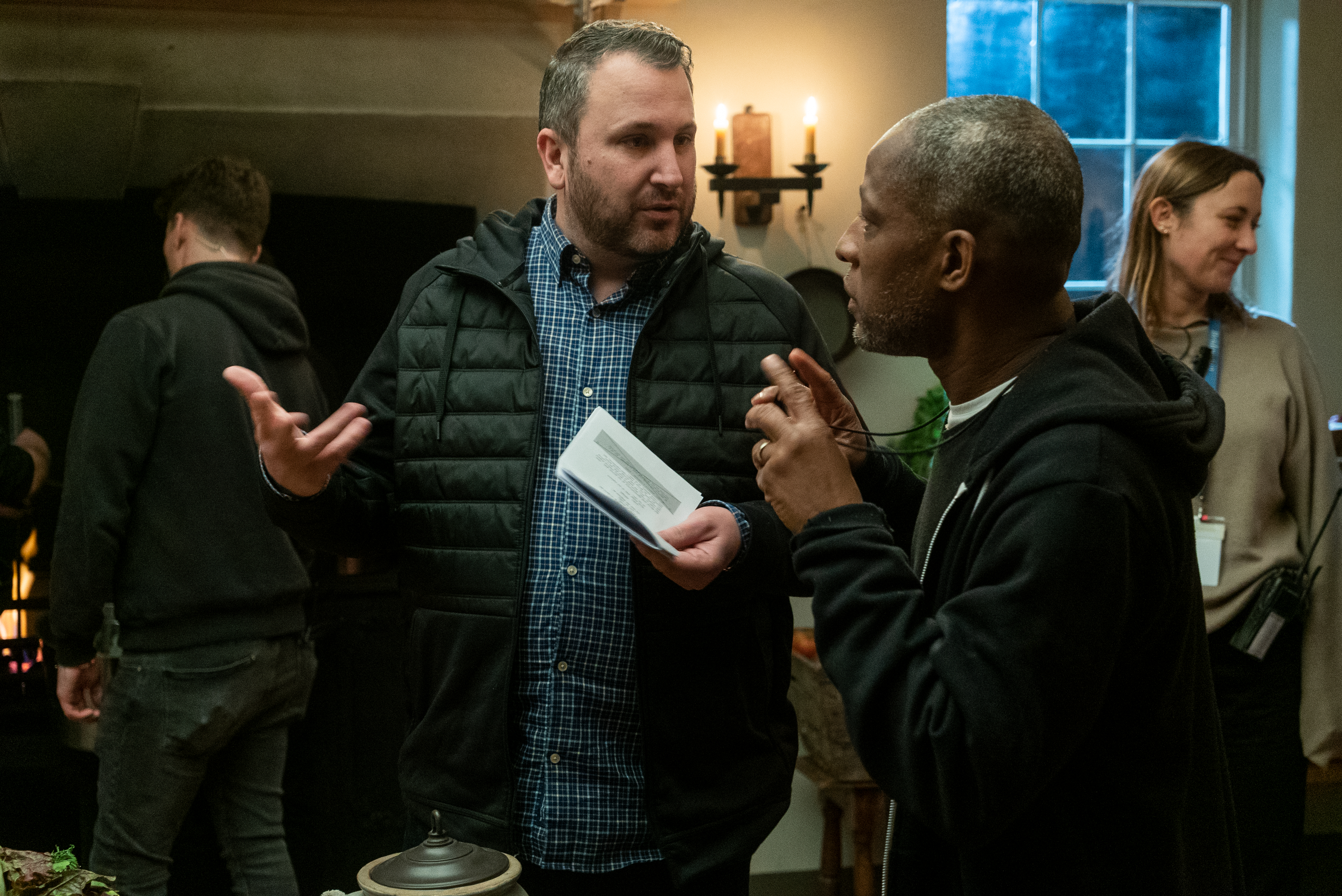 Behind-the-scenes on the set of Bridgerton