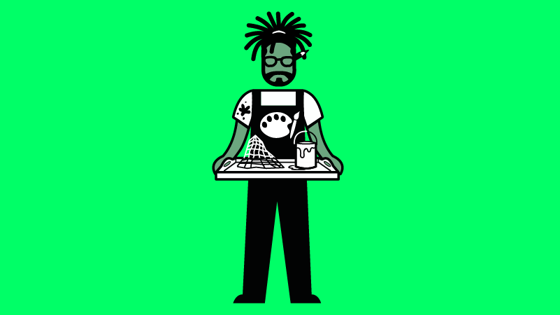Illustration of a junior artist